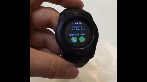 How To Install A SIM Card And Memory Card On A V8 Smartwatch